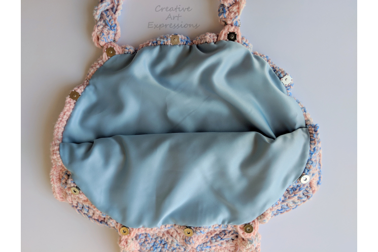 Celestial Blue Casa Satin Lining