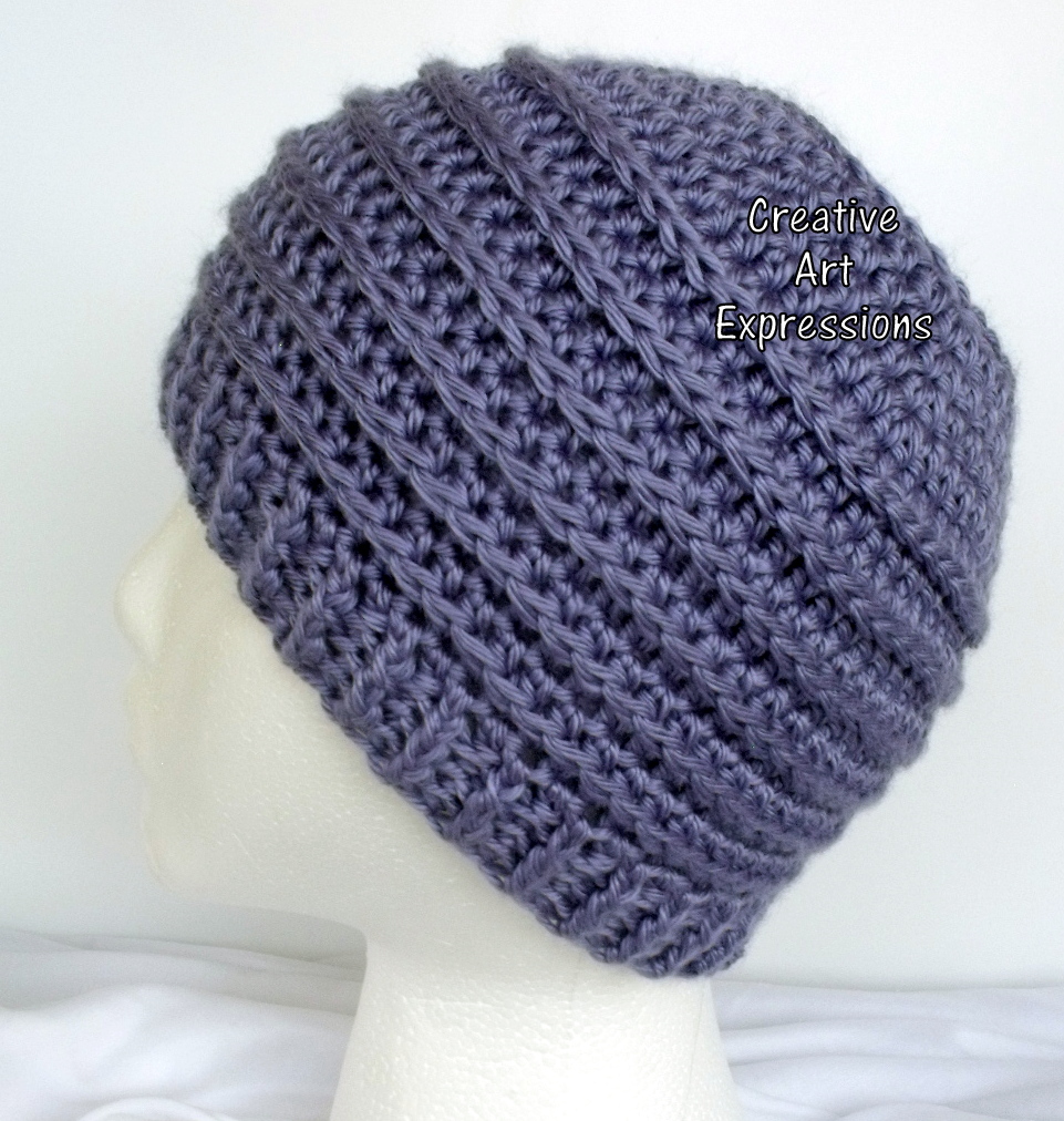 Messy Bun Hat in Lavender