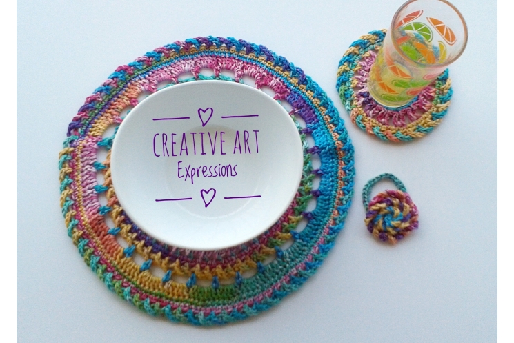 Place Mat Set Crochet Pattern