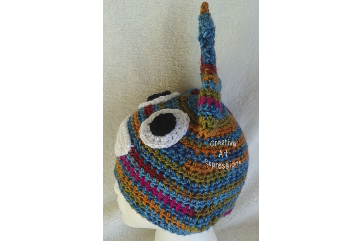 Bright Unicorn Poop Emoji Hat