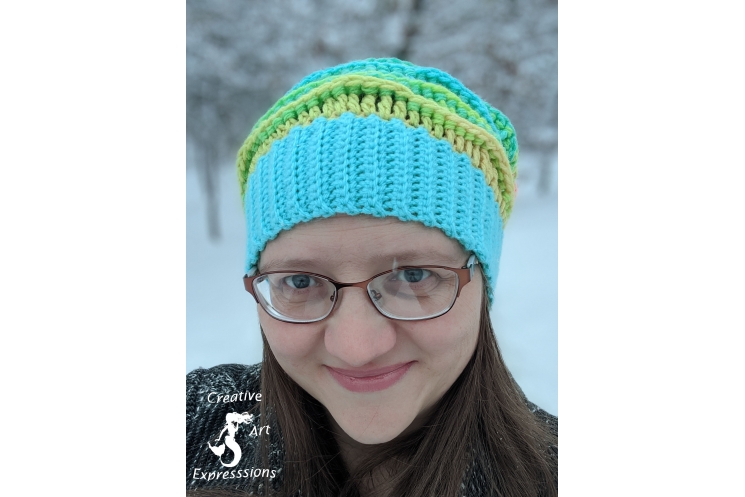 Coral Reef Slouchy Sea Breeze Hat