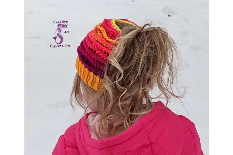 Sunset Sea Messy Bun Sea Breeze Hat