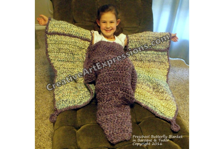 Butterfly Blanket in Baroque & Tudor