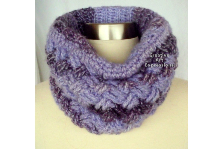 Messy Bun Ponytail Hat Cowl Combo