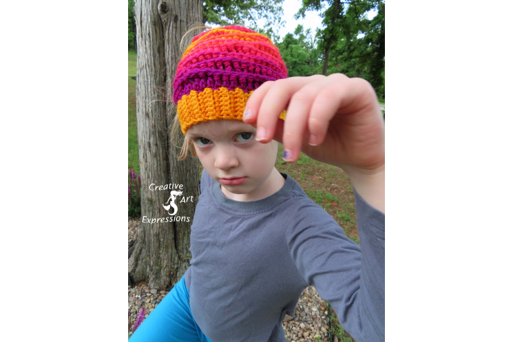 Sunset Sea Messy Bun Sea Breeze Hat