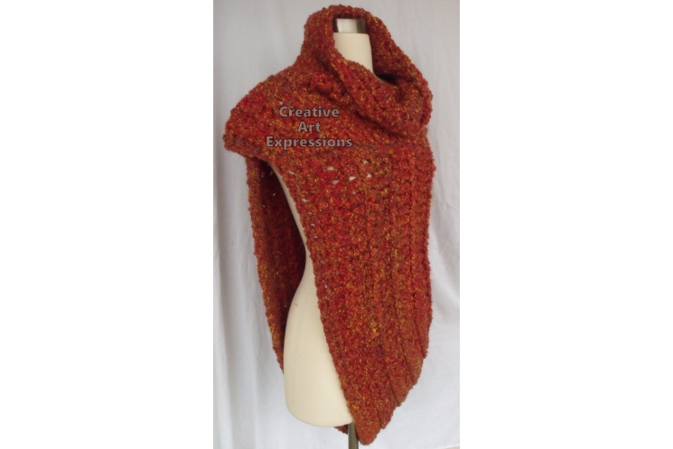 Katniss Cowl Mandarin LargeOrange Large/Extra