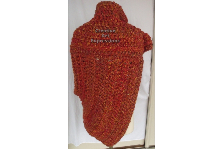 Katniss Cowl Mandarin LargeOrange Large/Extra