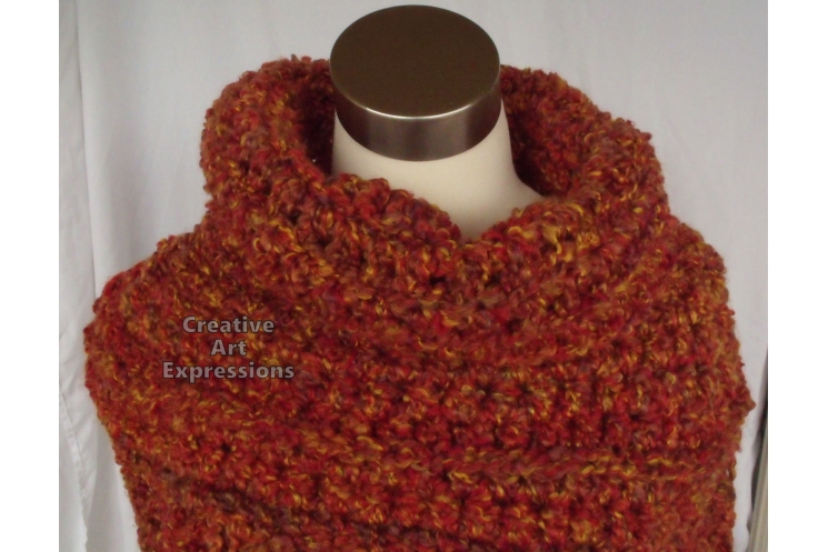 Katniss Cowl Mandarin LargeOrange Large/Extra