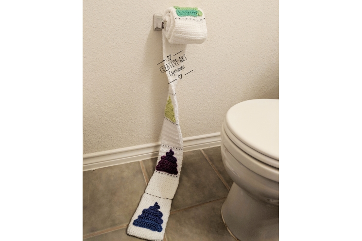 Toilet Paper Unicorn Poop Emoji Scarf Adult Teen