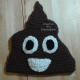 Child Poop Emoji Crocheted Hat without Ear flaps