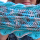 Sea Breeze Infinity Scarf in Frozen Sea