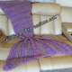 Purple Adult Teen Mermaid Blanket
