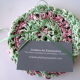 Red Pink Green Crocheted Christmas Coasters