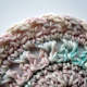 Pastel Pink Crocheted Round Cotton Coasters