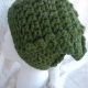 Bulky Ribbed Slouchy Hat in Grass Green