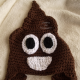 Poop Emoji Brown Hat Crocheted Child Size