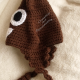 Poop Emoji Brown Hat Crocheted Child Size