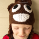 Poop Emoji Brown Hat Crocheted Child Size