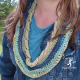 Sea Breeze Infinity Scarf in Mystic Sea