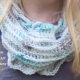 Sea Breeze Infinity Scarf Child 2-5 yrs in Sea Foam Whispers