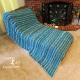 Sea Breeze King Size Blanket in Blue-tiful