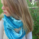 Sea Breeze Long Infinity Scarf Child 2-5 in Aqua Dreams