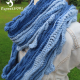 Sea Breeze Long Infinity Scarf in Sapphire Sea Adult Teen