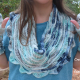Sea Breeze Infinity Scarf & Fingerless Glove Set in Cypress Landing Adult Teen