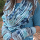 Sea Breeze Infinity Scarf & Fingerless Glove Set in Cypress Landing Adult Teen