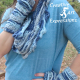 Sea Breeze Infinity Scarf & Glove Set in Float Along Adult Teen