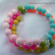 Creative Art Expressions Handmade Neon Multi Colored Bracelet