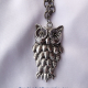Creative Art Expressions Handmade Antique Silver Owl Necklace Jewelry Design