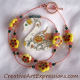 Creative Art Expressions Handmade Summer Swan Necklace
