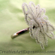 Creative Art Expressions Handmade White Seed Bead Flower Ring Jewelry Design