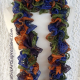 Creative Art Expressions Hand Knitted Disco Ruffle Scarf