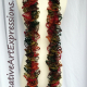 Creative Art Expressions Hand Knitted Autumn Ruffle Scarf