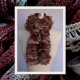 Hand Knit Russet Ruffle Scarf