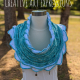 Sea Breeze Infinity Scarf Adult Teen in Topaz