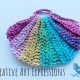 Small Seashell Cotton Scrubby in Brights