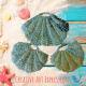 Crocheted Seashell Scrubbies