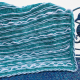 Topaz Sea Baby Blanket 34x34