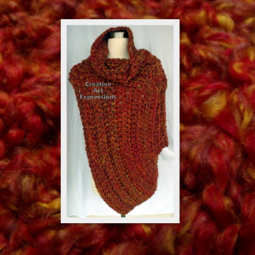 Katniss Cowl Mandarin LargeOrange Large/Extra