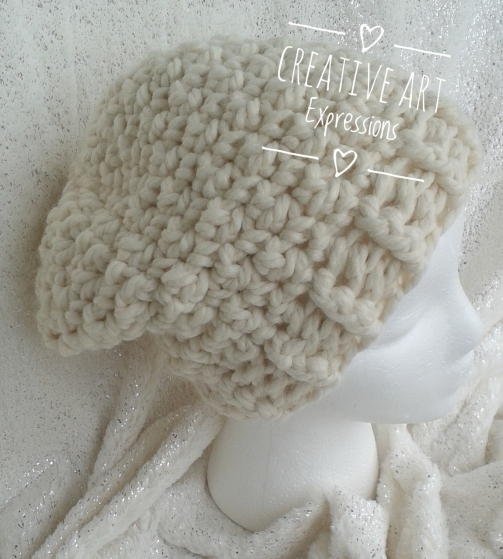 Slouchy Chunky Hat in Fisherman Adult Teen Slouchy Chunky Hat in Fisherman Adult Teen