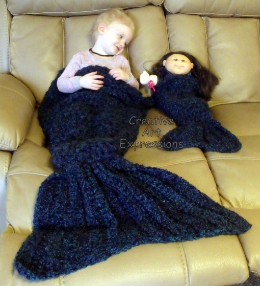 Toddler/Preschool & Doll Mermaid Blankets Toddler/Preschool & Doll Mermaid Blankets