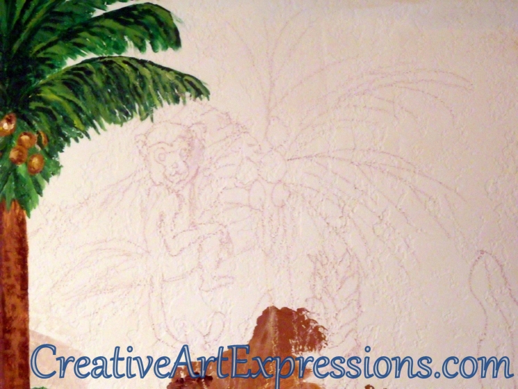 Mural in Progres Mural in Progres