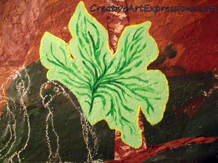 Large leaf added Large leaf added