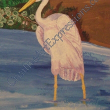 Creative Art Expressions Hand Painted Wooping Crane. 8-4-2011 dscf3142-001.jpg