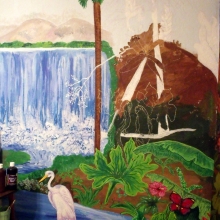 Prepping the monkey, trunk of trees, and large leaf to paint. dscf7161-001.jpg