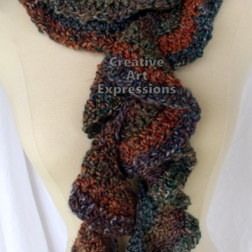 Wavy Scarf in Painted Desert