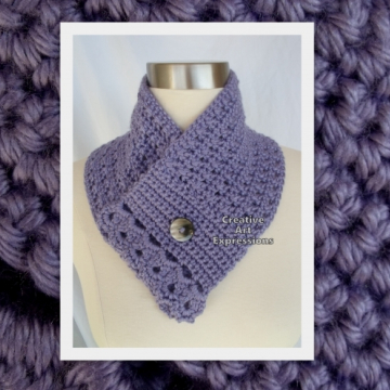 Lavender Scarflette